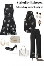 Monday work style floral style-set 1