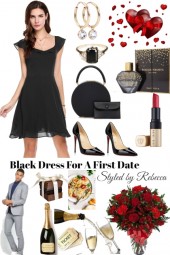 Black dress for a first date