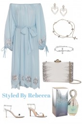 Blue Sky Dress For A Romantic