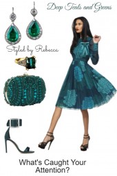 Attention! Deep Teals and Greens