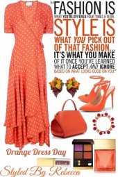 Orange Dress Day 