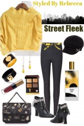 Street Girls In Yellow 