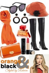 Orange And Black Accessories 