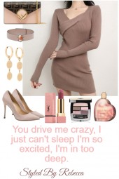 Drive Me Crazy Cute Sweater Dress