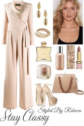 Work Jumpsuits In Nude