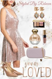 Soft Velvet Date Dress