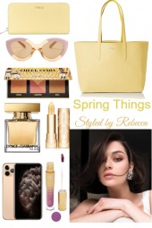 Spring Things-Yellow Pops Of Color