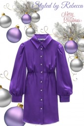 Merry Christmas Purple