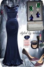 New years formal blue