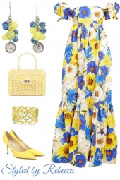 Spring Date Dress In Floral 