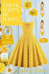 Yellow Style,Happy Girl