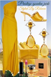 Prestige gouden jurk