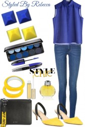 Trending Today In May -Blue and Yellow 