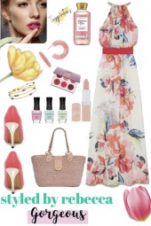 summer inspirations of pink floral