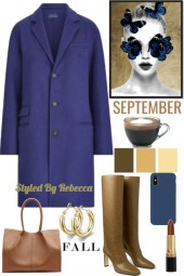 September Blue Work Coat