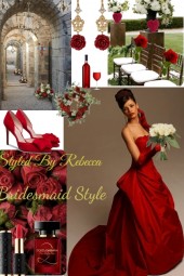 Bridesmaid Style Red Adore
