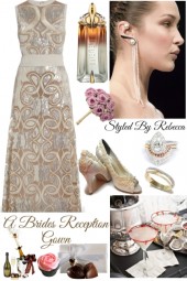 A Brides Reception Gown
