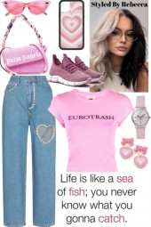 Spring Pink Hang Out Style
