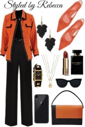 Working The Orange and Black Style-set1