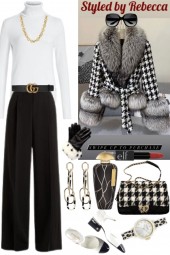 Winter Checkered Glam Fur 