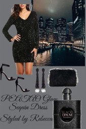 PEATAO Glam Sequin Dress