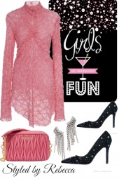 Fun Club Pink Lace