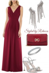 Dinner Dress In Red Formal Tonight