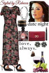 Date Night Dark rose Dress