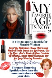 8 Tips to Apply Lipstick for Mature Women