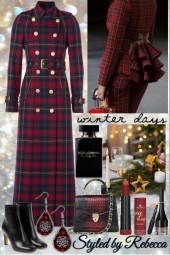 Sophisticated Winter Holiday Plaid