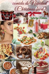 Comida de Navidad” (Christmas food).