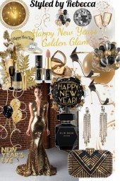 New Years Golden Glam 