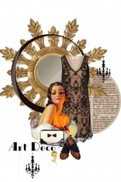 Art deco moodboard