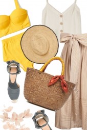 Basketbag for beach