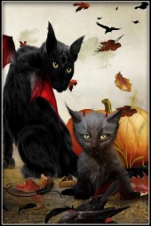 Black Cats Trick-or-Treat