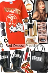 Red Dress: Moschino
