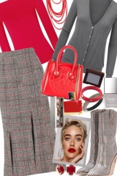 Checks:Red &amp; Grey