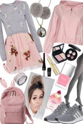 Casual Autumn/Pink/Grey