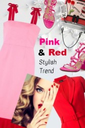 Pink &amp; Red Stylish Trend