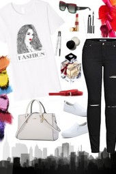 Fashion Lady Tshirt set