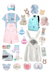 Pastel Bunny Boy Little Outfit