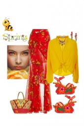 Yellow and Red for Spring