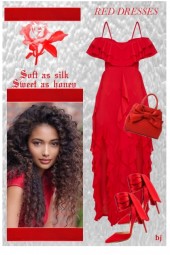 Soft As Silk...Red Dresses