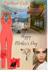 Outdoor Cafe-Happy Mother's Day