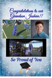 Congratulations Joshua!!