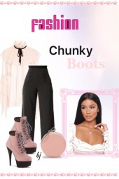 Fashion Chunky Boots