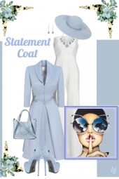 Blue Statement Coat