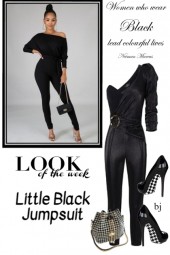 Look of the Week--Little Black Jumpsuit