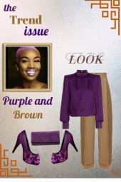 The Trend Issue--Purple and Brown