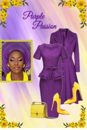 Purple Passion with a Touch of Yellow